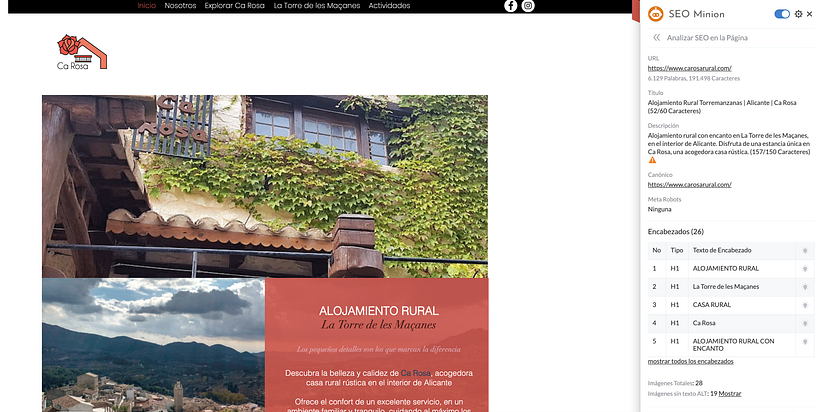 Mi Proyecto del curso: Principios básicos de SEO 3
