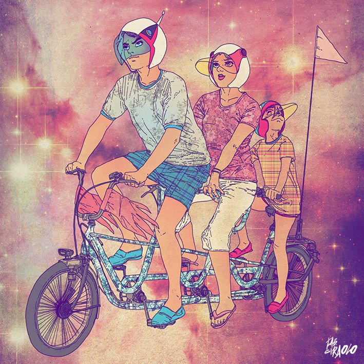 Ilustración Digital - Serie "Old school heroes" 2