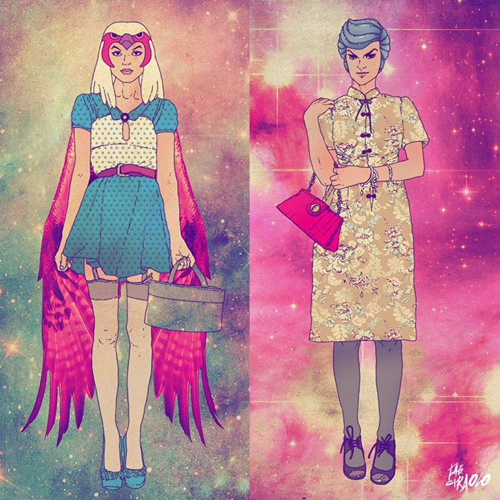 Ilustración Digital - Serie "Old school heroes" 5