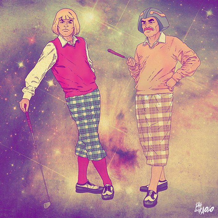 Ilustración Digital - Serie "Old school heroes" 6