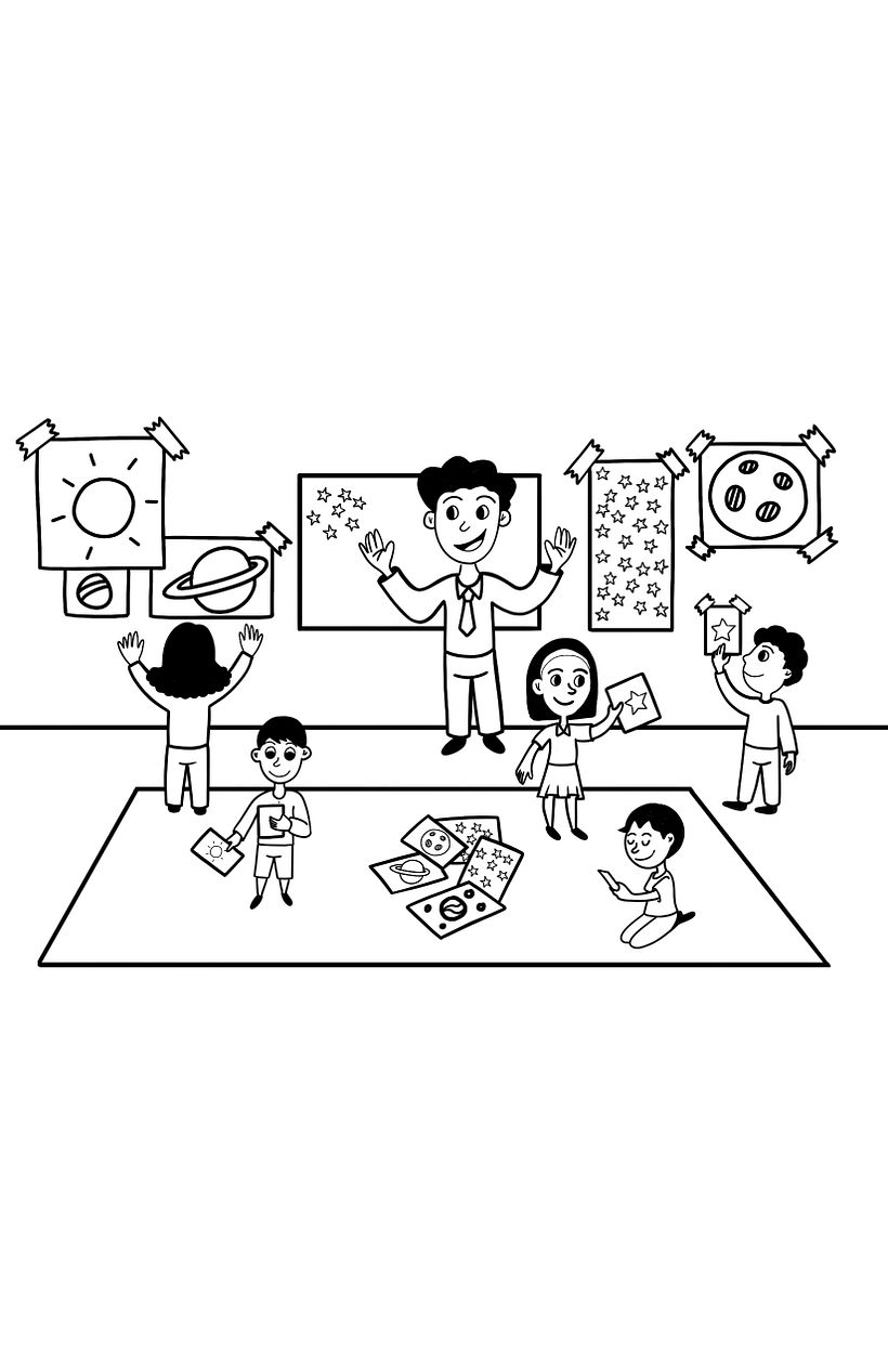 Niños y el espacio 0