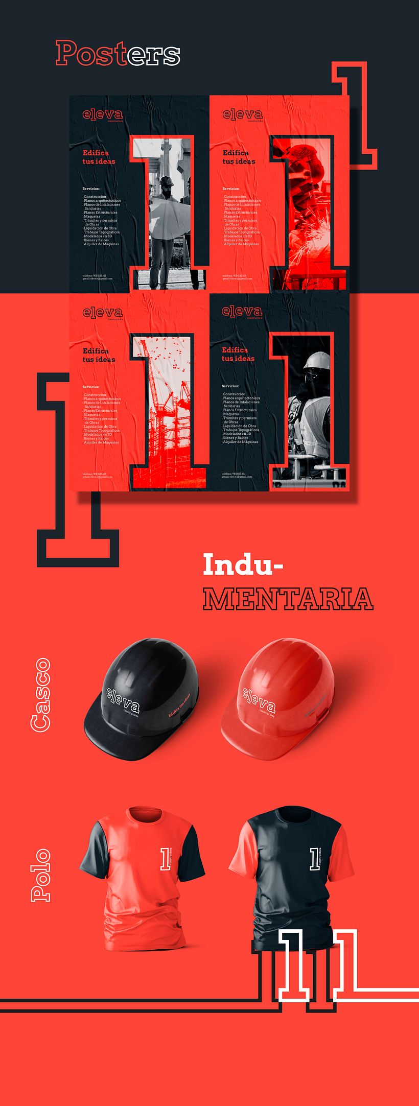 ELEVA - constructora - Branding i identyfikacja wizualna
