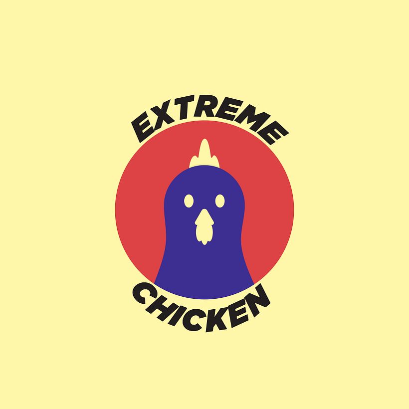 Mi Proyecto del curso: Ilustración vectorial para principiantes_EXTREME CHICKEN -1
