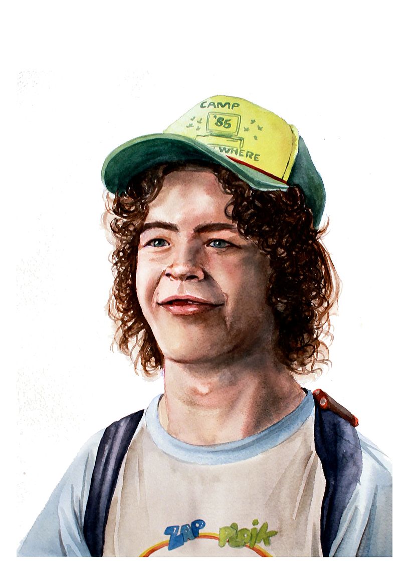 Gaten Matarazzo.  Dustin Henderson en Stranger Things
