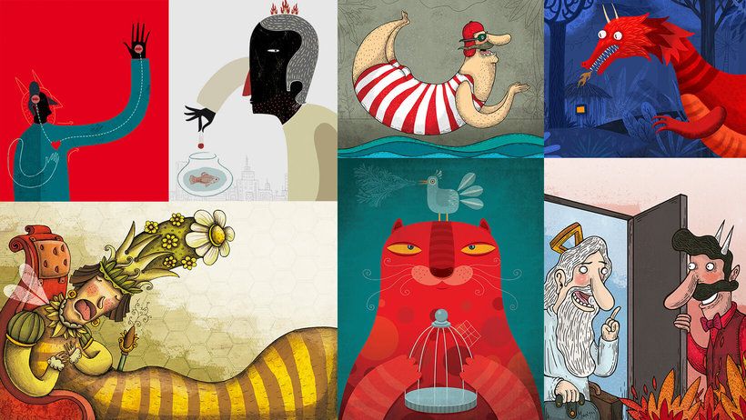 Ilustraciones de Alberto Montt