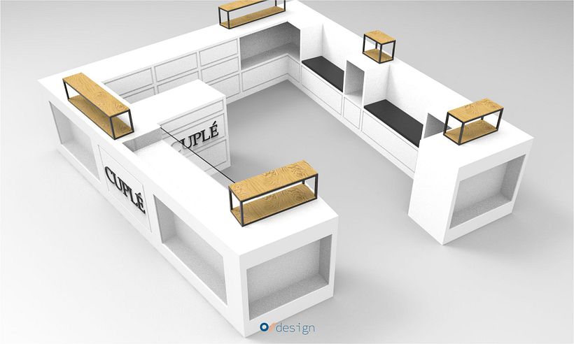 Cuple - Stand in Shop - Mobilya Tasarımı ve Yapımı
