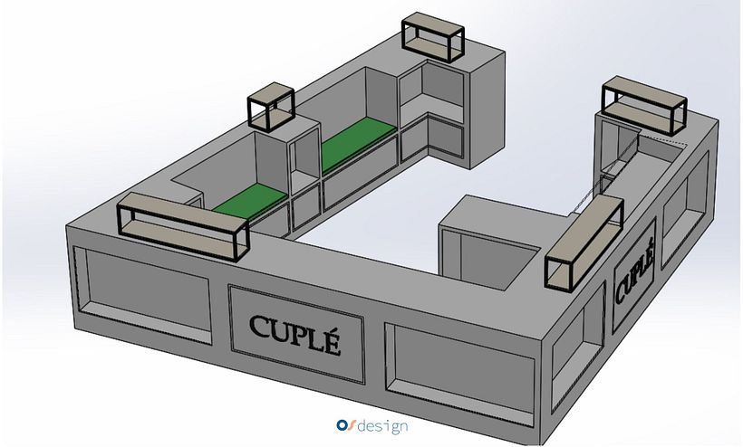 Cuple - Stand in Shop - Mobilya Tasarımı ve Yapımı