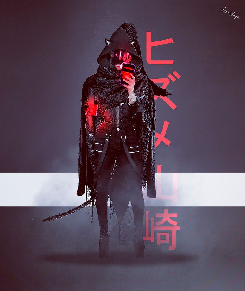 Sci-fi/Cyberpunk Characters and Weapons Concept Art 4