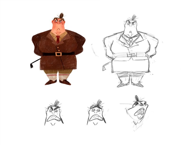 Matilda y Tronchatoro - Diseño de personajes 4