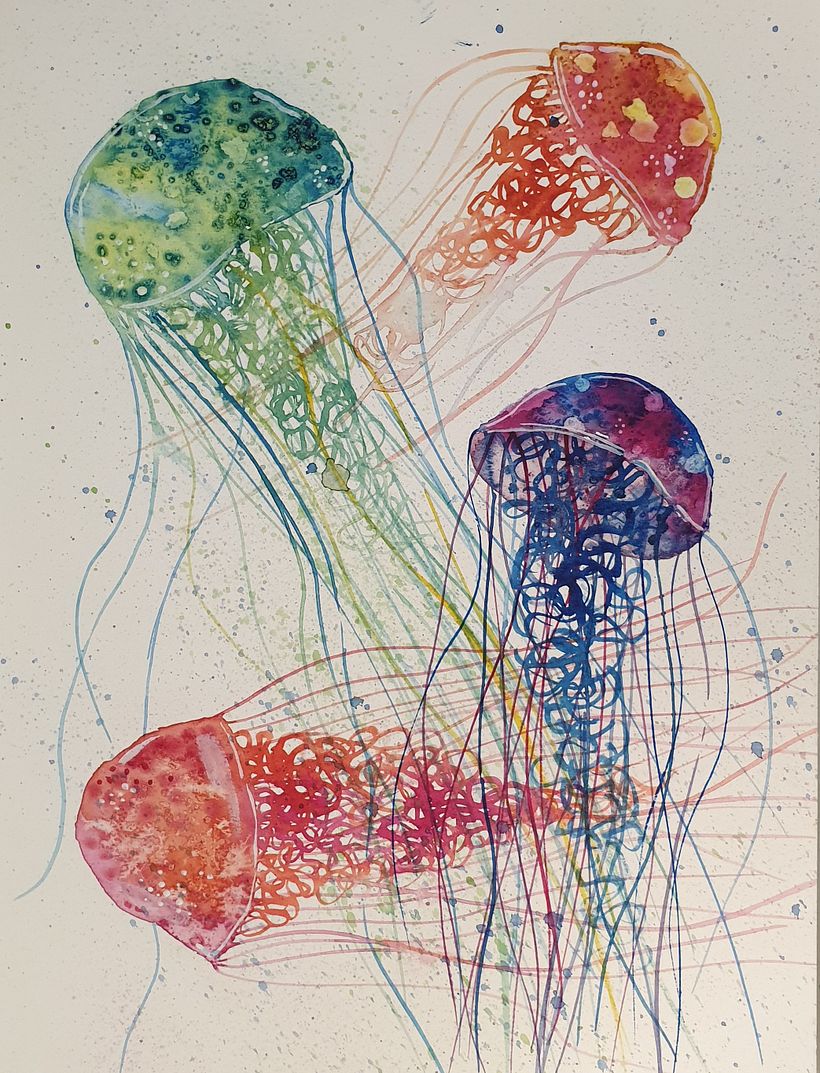 Mi Proyecto del curso: Técnicas modernas de acuarela 1