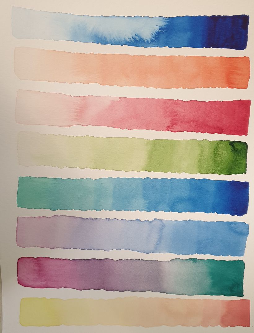 Mi Proyecto del curso: Técnicas modernas de acuarela 5