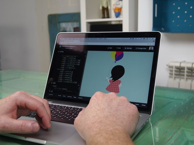 Javier Usobiaga creando SVG