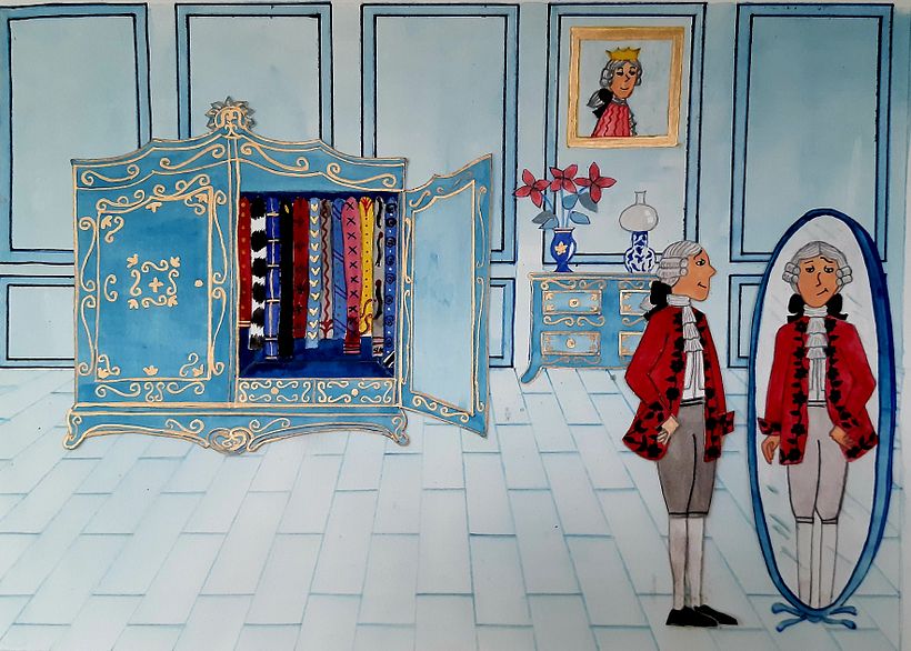 Hace muchos años vivía un rey que era comedido en todo excepto en una cosa: se preocupaba mucho por su vestuario.