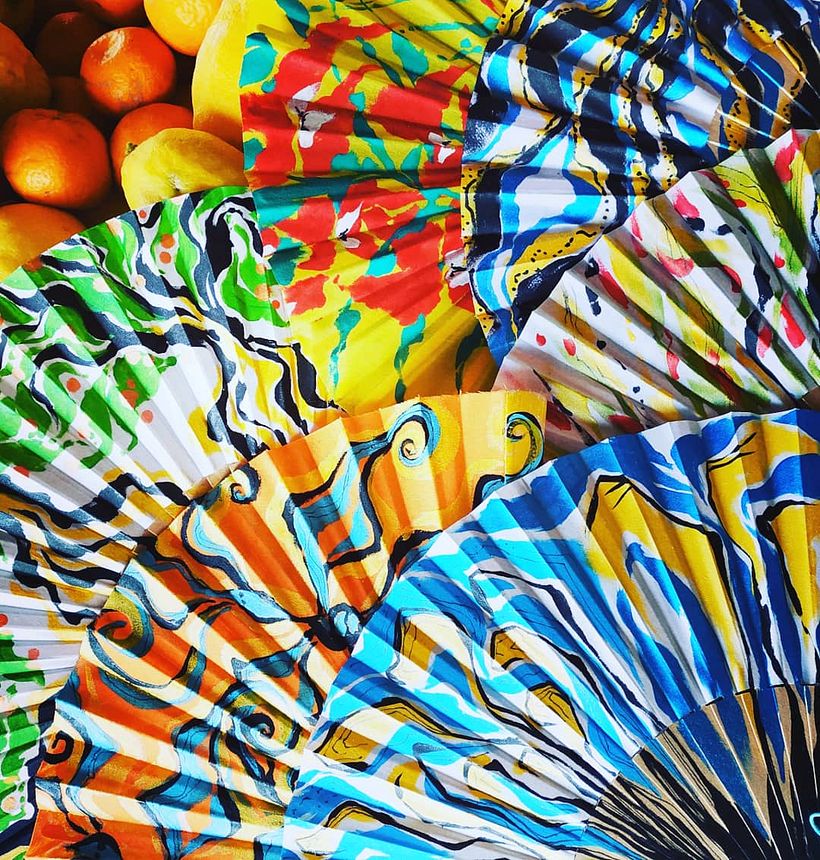 Creaciones_Abanicos pintados a mano 13