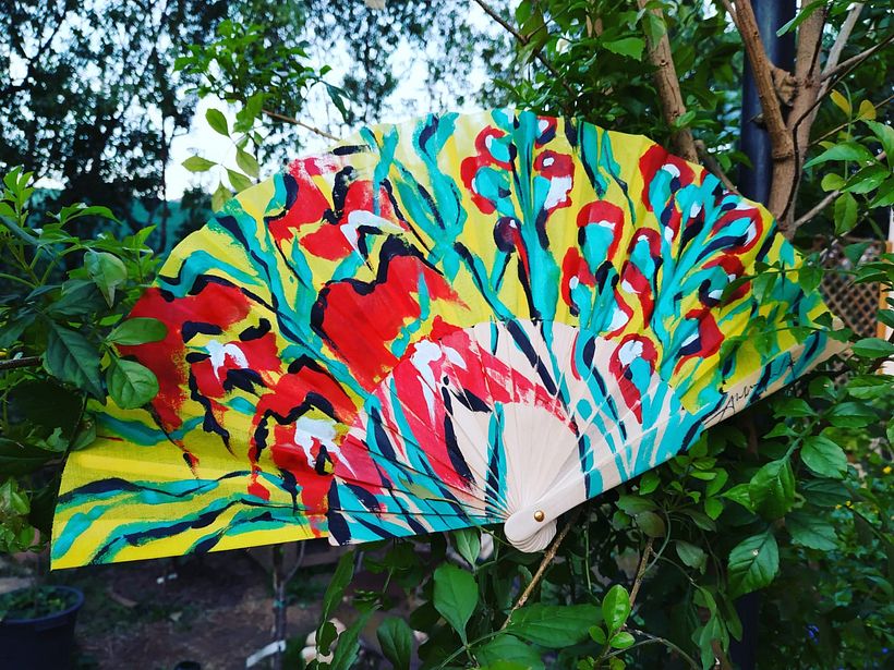 Creaciones_Abanicos pintados a mano 15