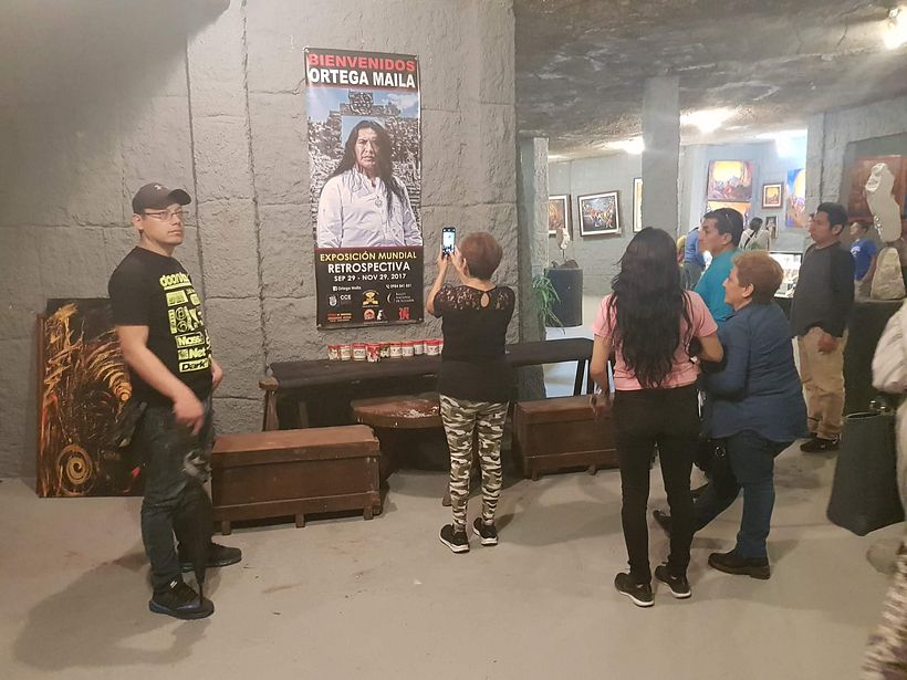 Pintor Ortega Maila- Sala de Exposición Templo del sol 30