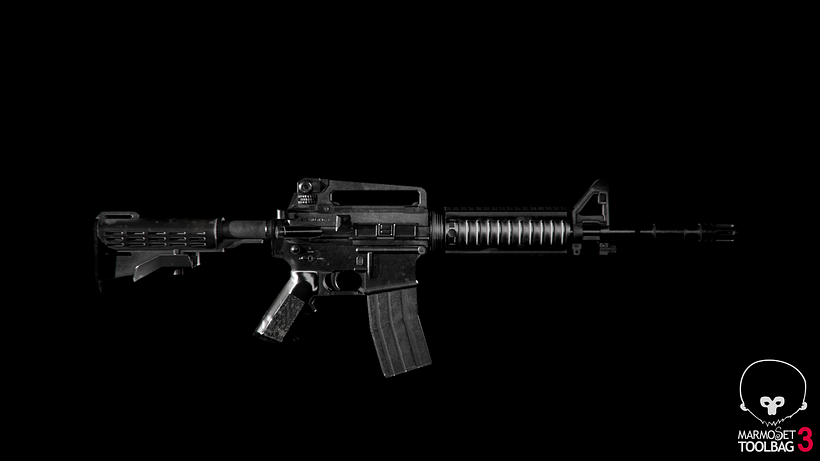 Weapon M4A1 / Hardsurface 3