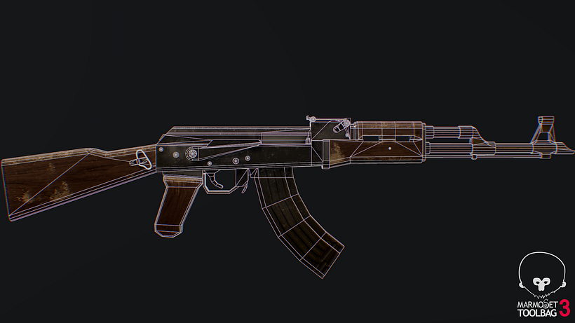 Weapon AK47 / Hardsurface 3