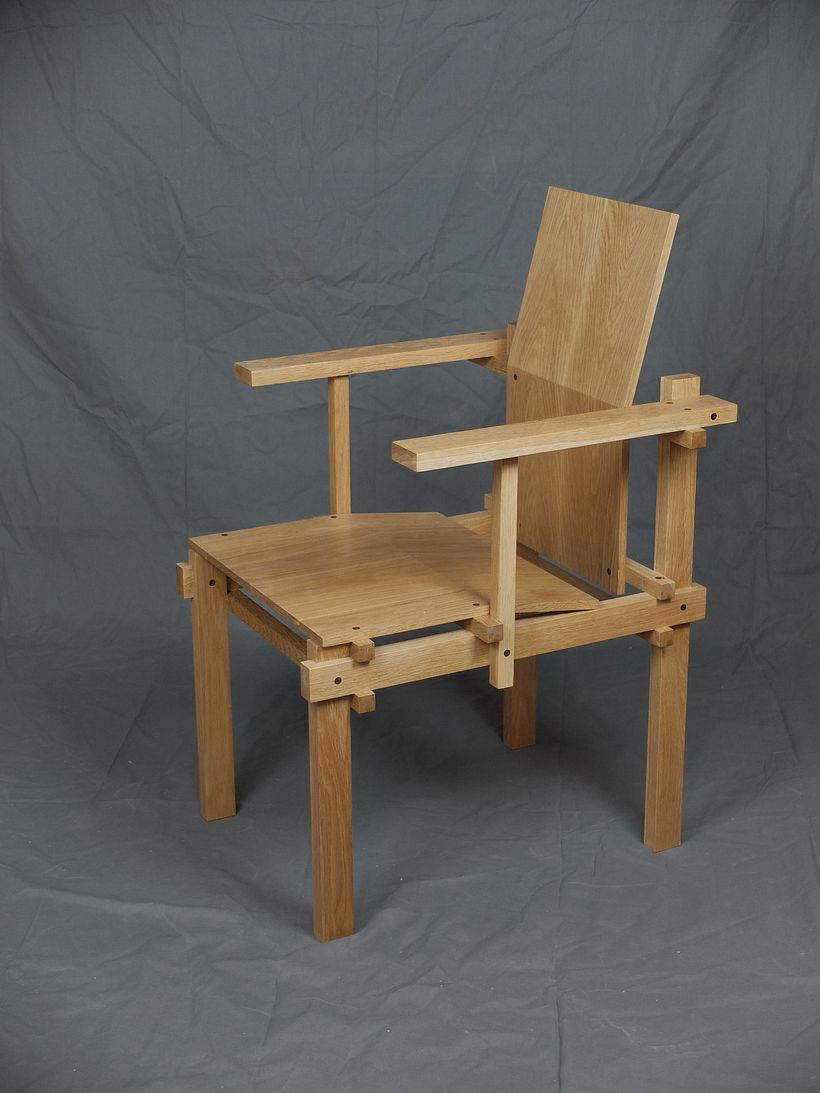 Interpretación personal "Silla Roja" de Gerrit Rietveld 0