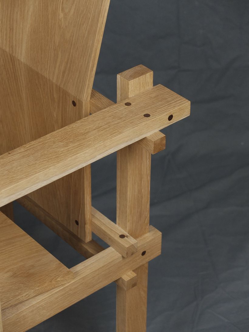 Interpretación personal "Silla Roja" de Gerrit Rietveld 1