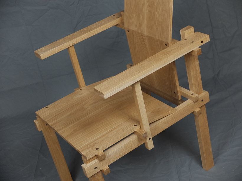 Interpretación personal "Silla Roja" de Gerrit Rietveld 3