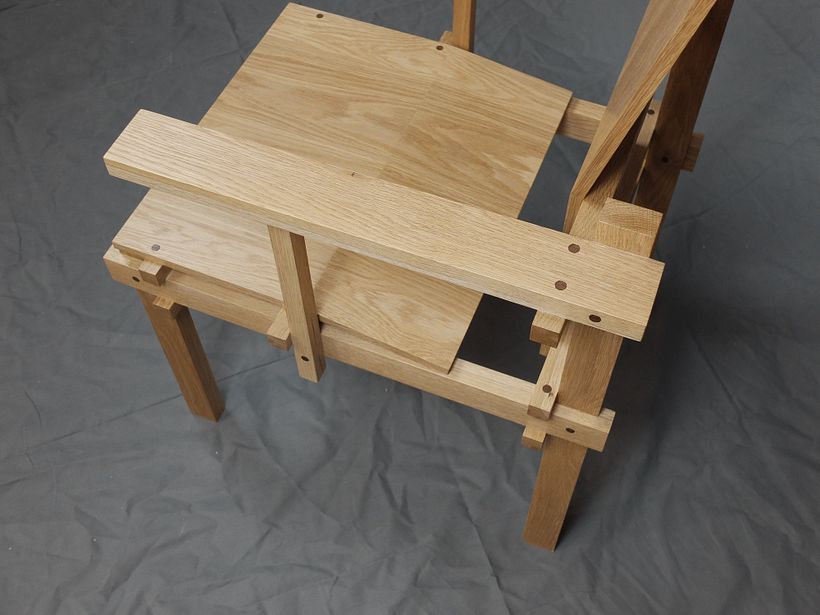 Interpretación personal "Silla Roja" de Gerrit Rietveld 4