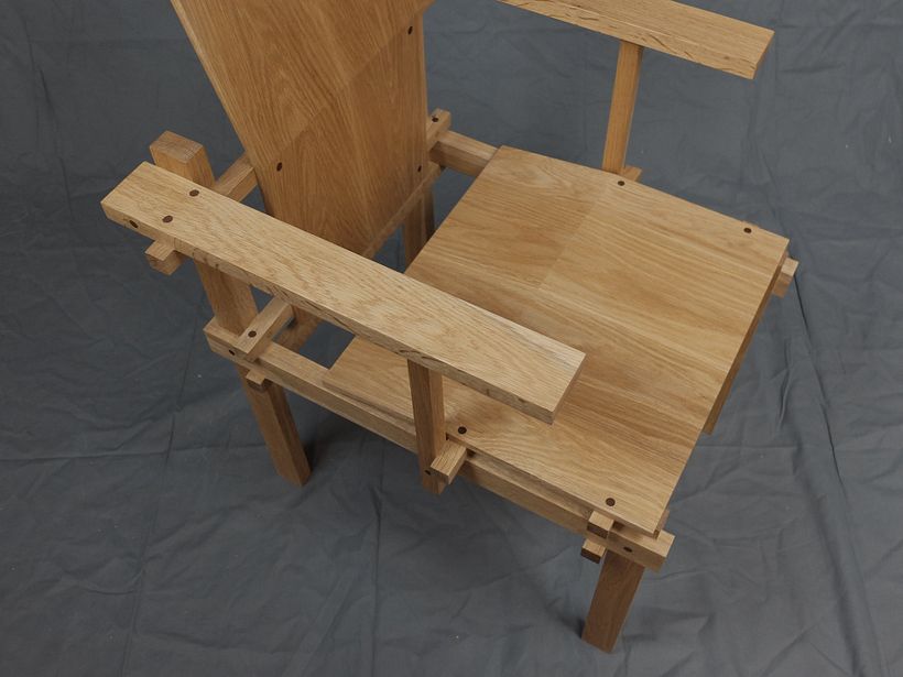 Interpretación personal "Silla Roja" de Gerrit Rietveld 5