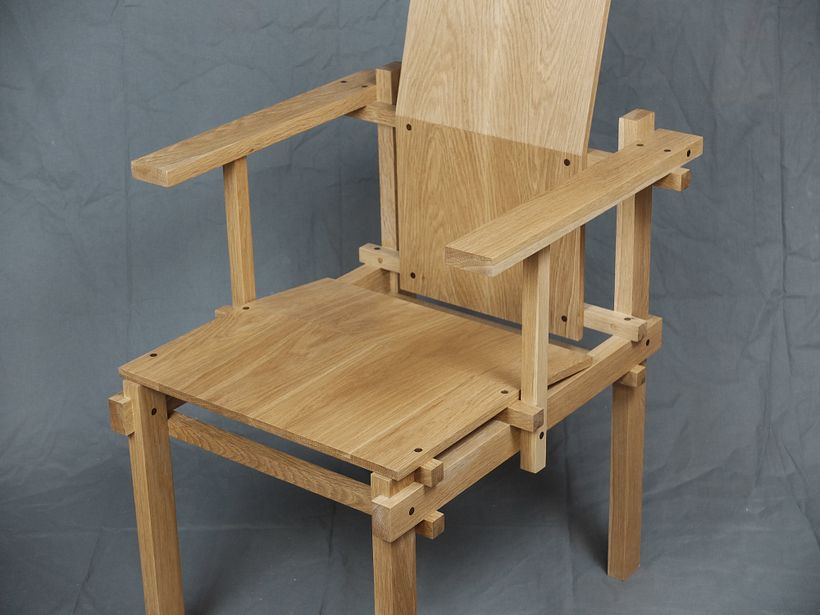 Interpretación personal "Silla Roja" de Gerrit Rietveld 6