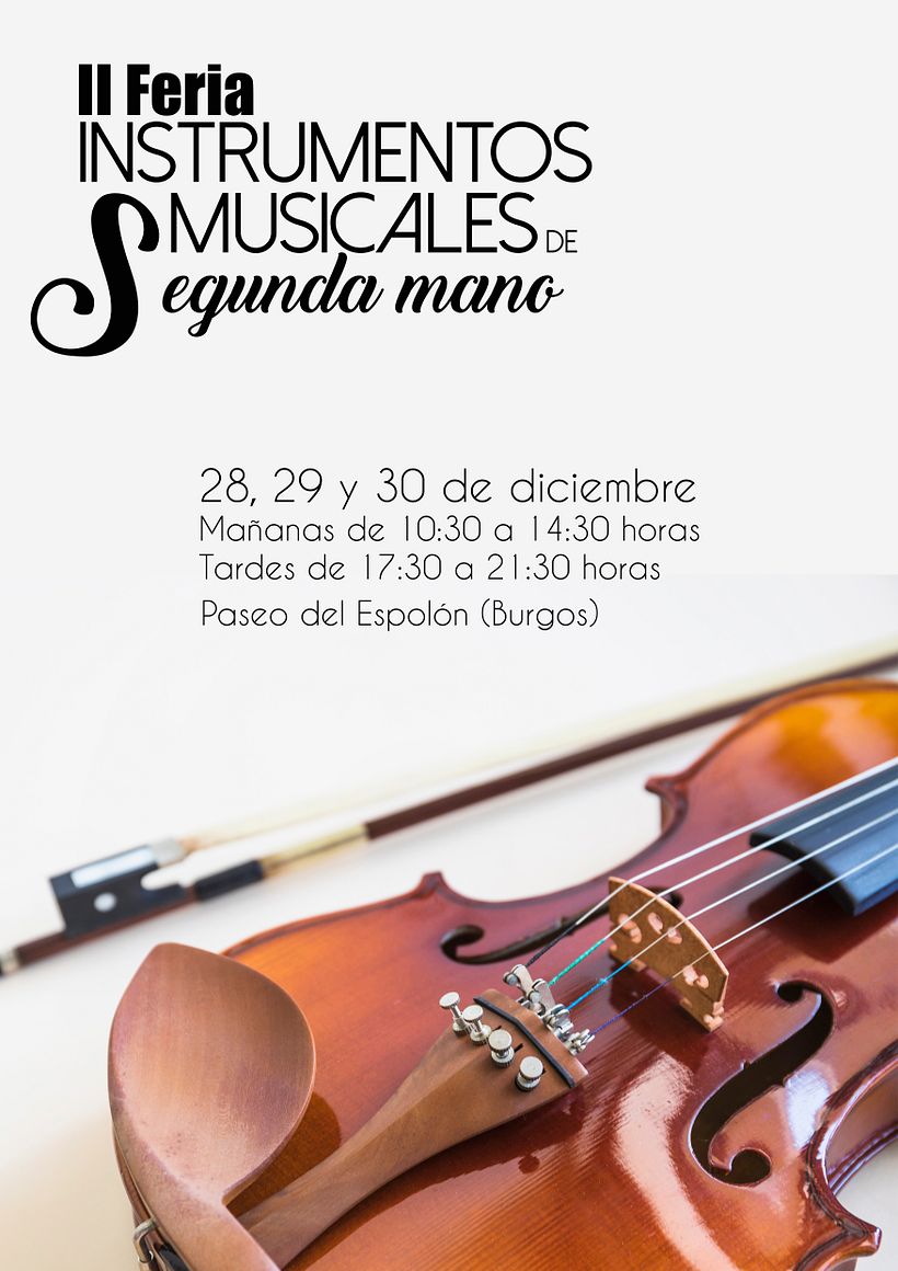 Cartel Feria de Instrumentos