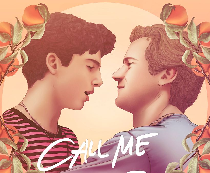 Detalle de los protagonistas de la películas, los actores Timothée Chamalet y Armie Hammer.