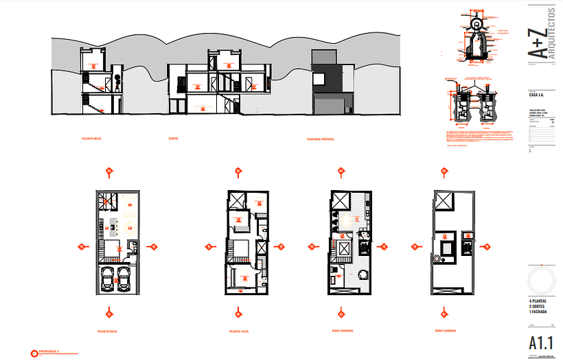 Propuesta casa habitación remodelación en zona centro GDL.