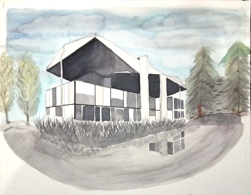 Museo Heide Weber. Le corbusier. (Trabajo escolar)