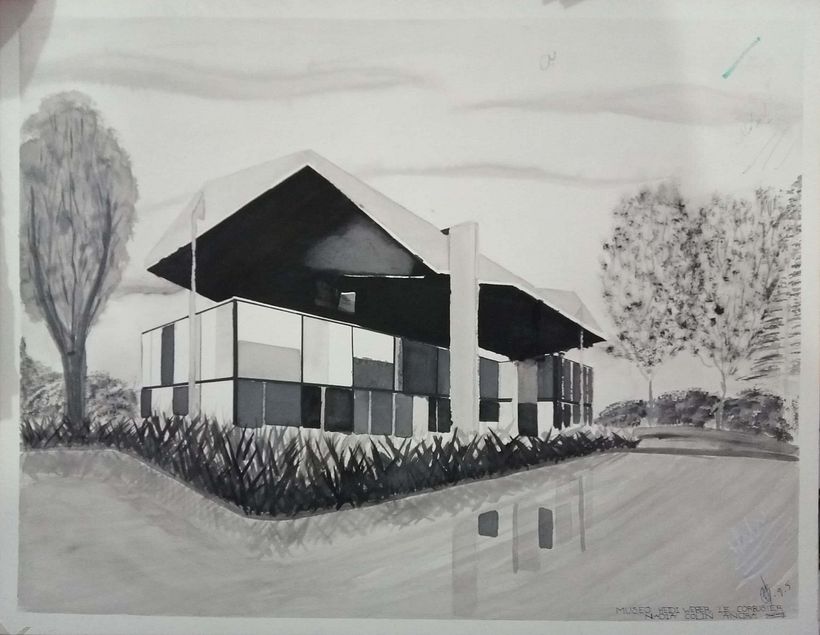 Museo Heide Weber. Le corbusier. (Trabajo escolar)