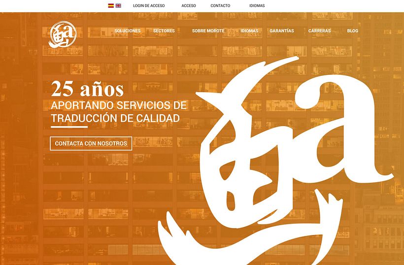 Morote traducciones - Webdesign