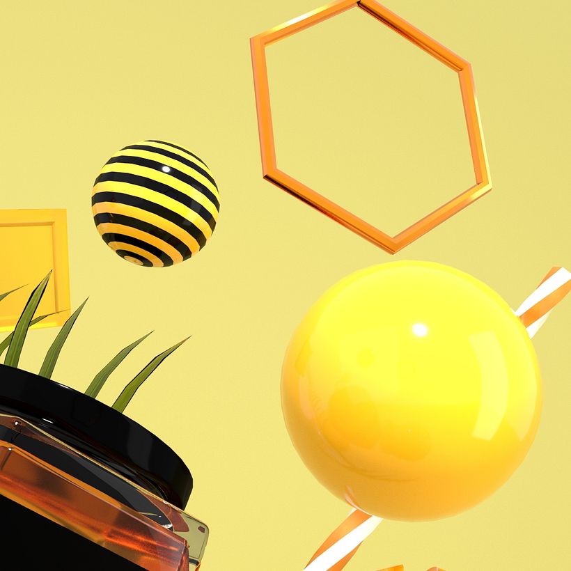 Mi Proyecto del curso: Diseño de sets en 3D para productos 1