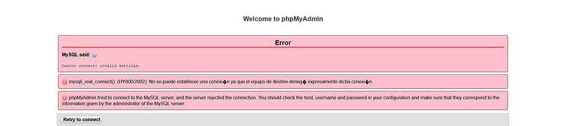 problemas para abrir localhost con MAMP 1