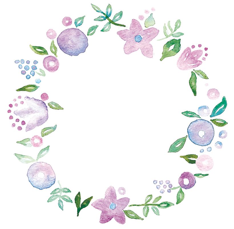 Corona base para diseños de sticker, menús y decoraciones