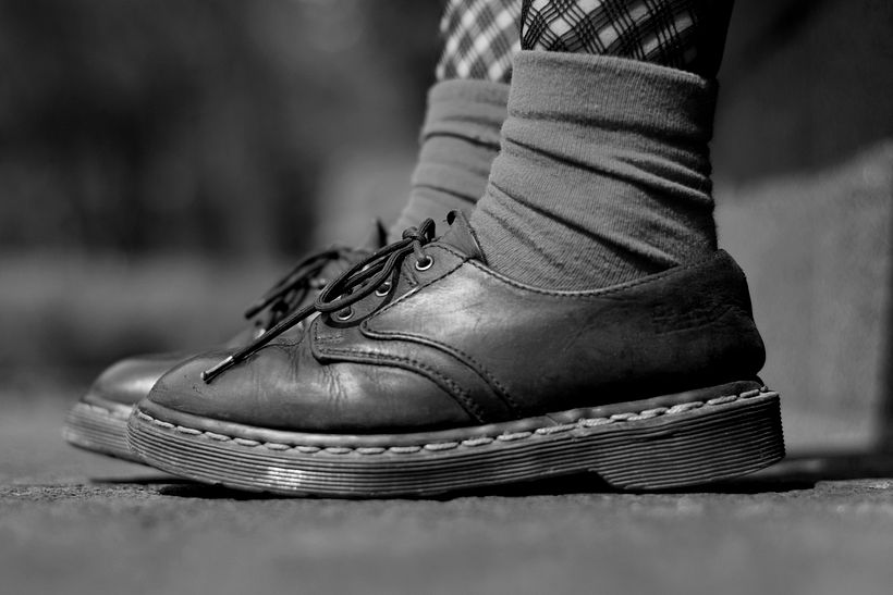 De la serie fotográfica, Skinheads en Ciudad de México.