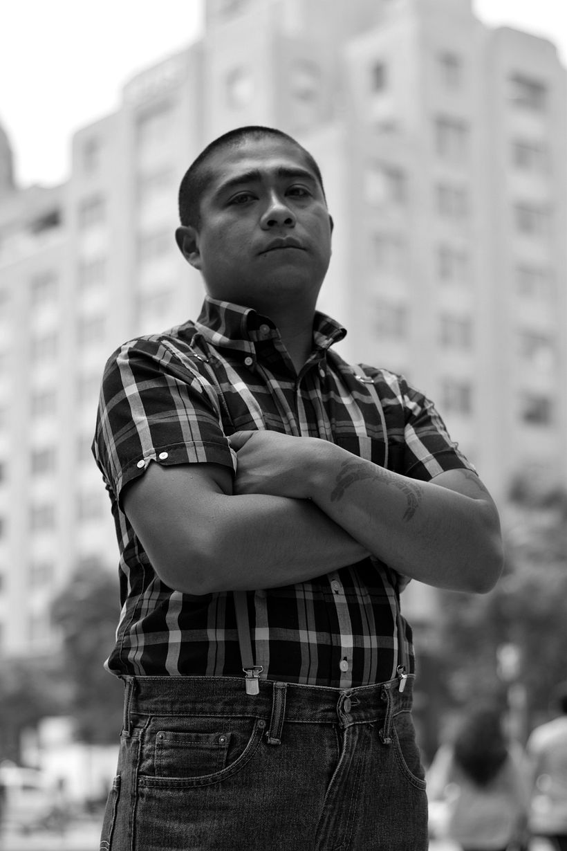 De la serie fotográfica, Skinheads en Ciudad de México. 