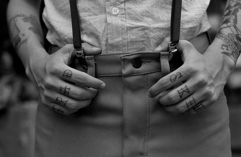 De la serie fotográfica, Skinheads en Ciudad de México. 