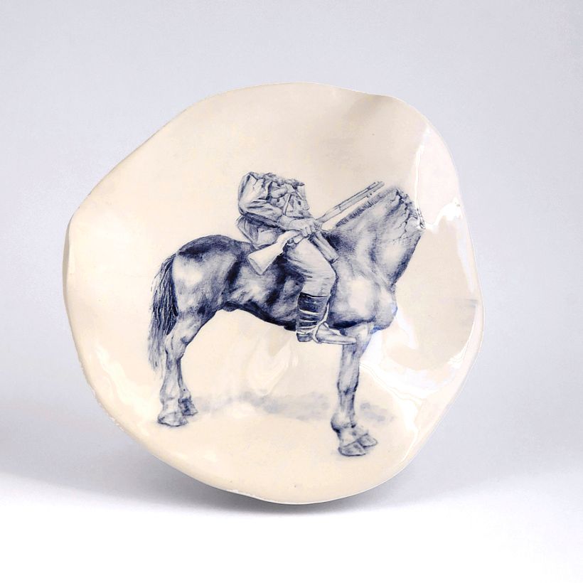 Monumento fracturado.