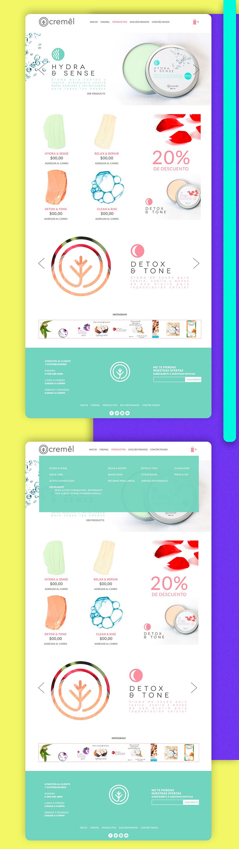 Design for a e-commerce web
