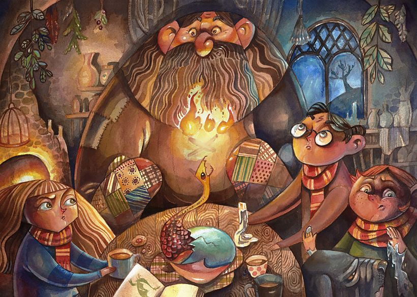 Cómic e Ilustración · Formadora Elene Urquijo · Gouache y lápiz de color