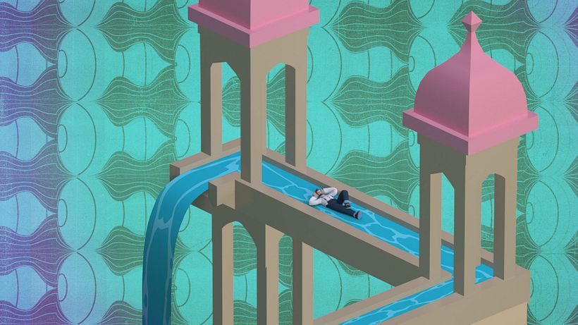 Diving in Escher Box 3