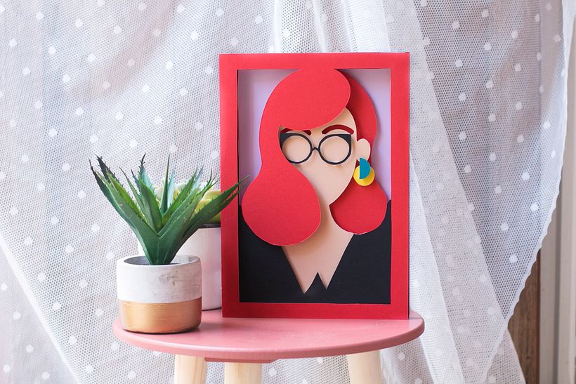 Autorretrato papercut. 0