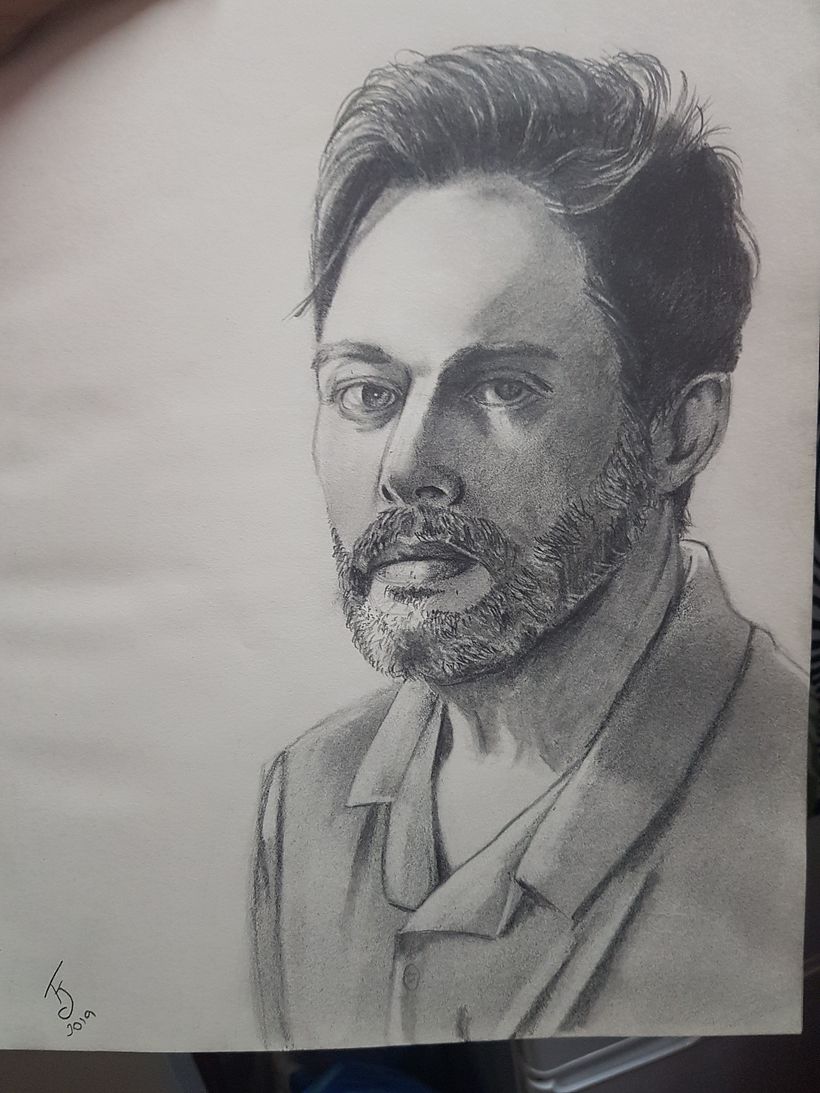 Mi Proyecto del curso: Retrato realista con lápiz de grafito 0