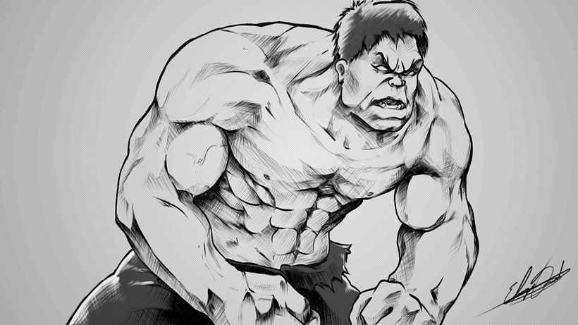 Hulk estilo manga 0