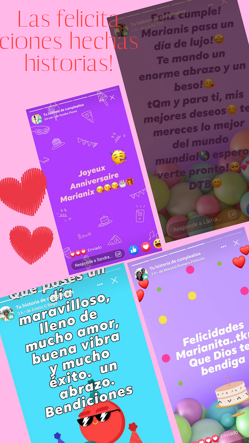 3.1 Felicitaciones de historias