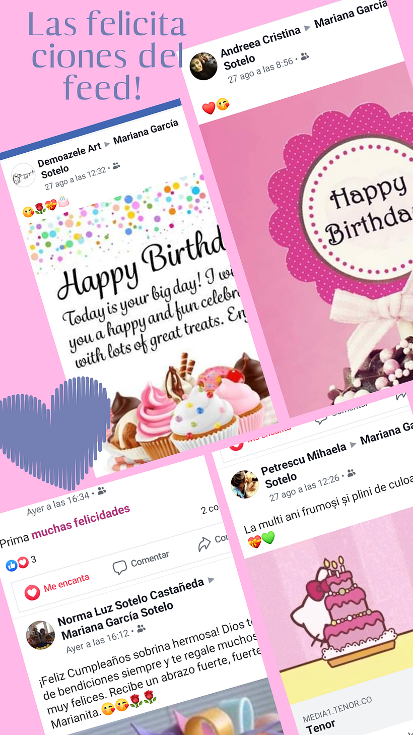 4. Felicitaciones del feed