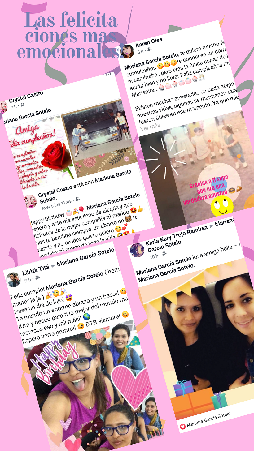 5. Felicitaciones emotivas
